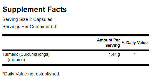 Kurkuma 720 mg - 100 kapsul