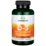 Ultra vitamin D-3 s kapsulami za kokosovo olje 2000 UI 60 gela