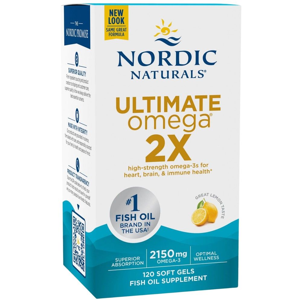 Ultimate omega 2x 2150 mg - 120 softgelov