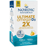 Ultimate Omega 2x 2150mg | Z vitaminom D3 - 60 gel kapsul