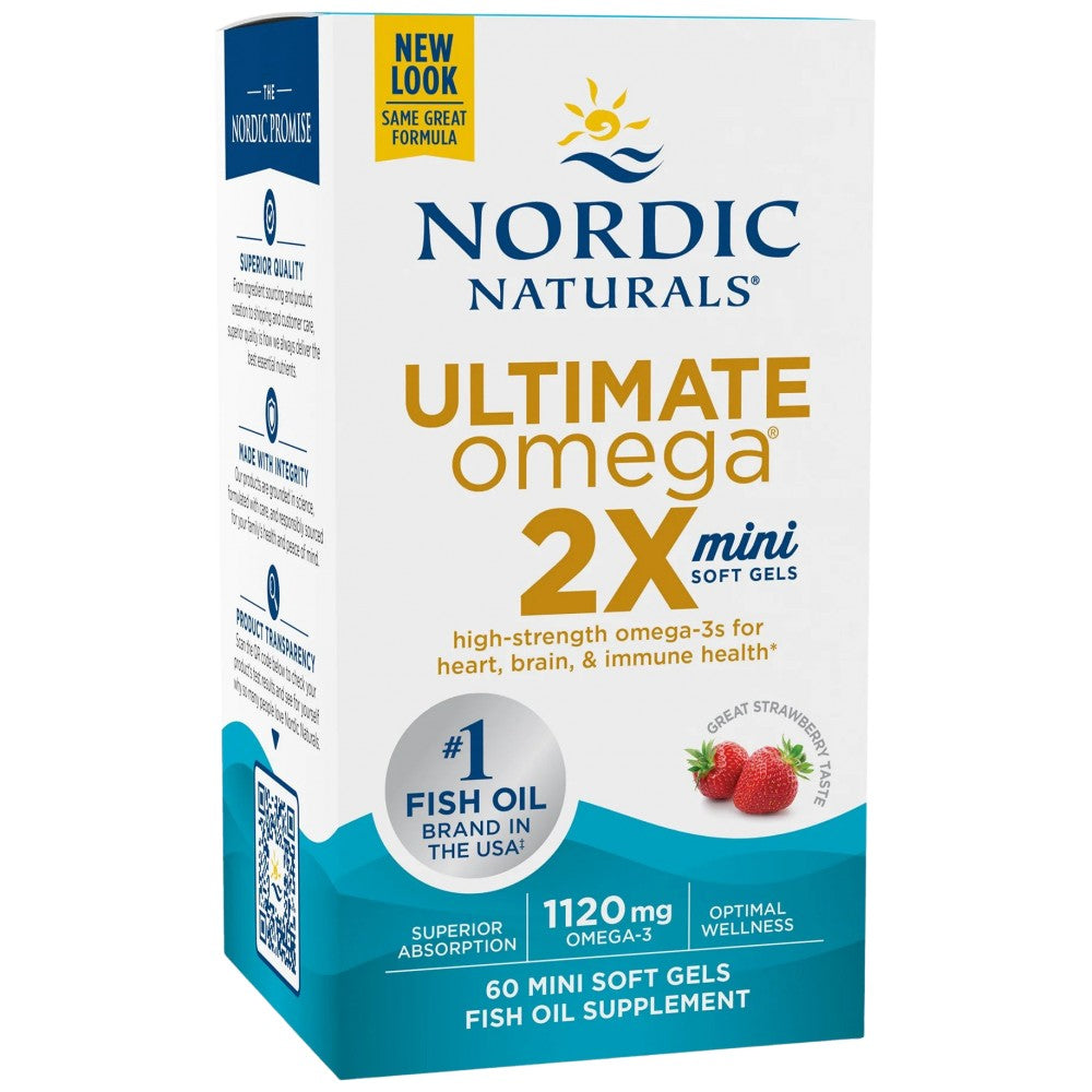 Ultimate omega 2x mini 1120mg - 60 žvečilnih gelskih kapsul