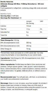 Ultimate omega 2x mini 1120mg - 60 žvečilnih gelskih kapsul