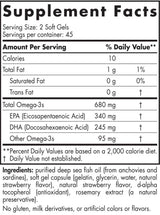 Ultimate Omega Junior 680 mg - 90 gel kapsul