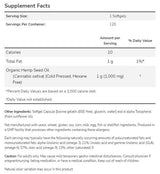 Konopljino semensko olje 1000 mg - 120 softgelov