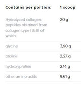 Hidrolizirani peptidi kolagena | Tip I & III - 300 gramov