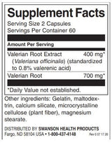 Valerijski koreninski ekstrakt 400 mg - 120 kapsul