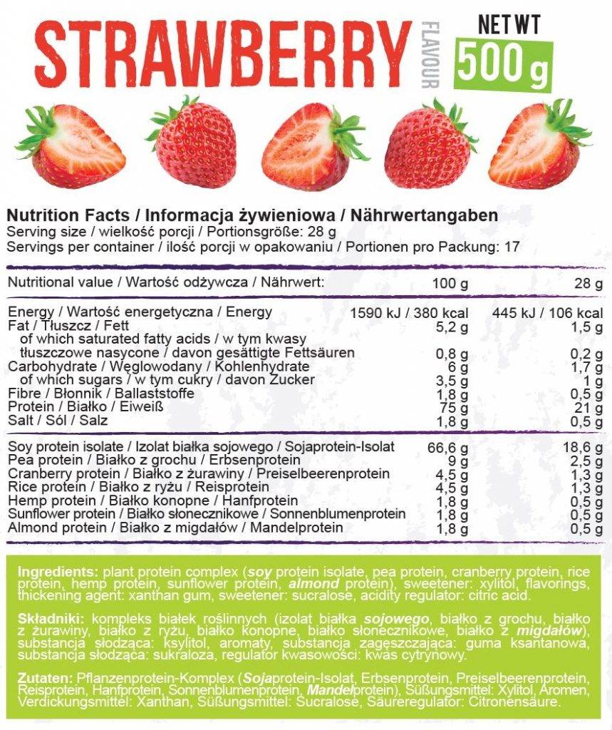 Veganski protein - 500 gramov