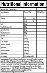 Veggie-Might | 3 v 1 popolna formula ~ Zeleni in več vitamina in probiotika - 180 gramov