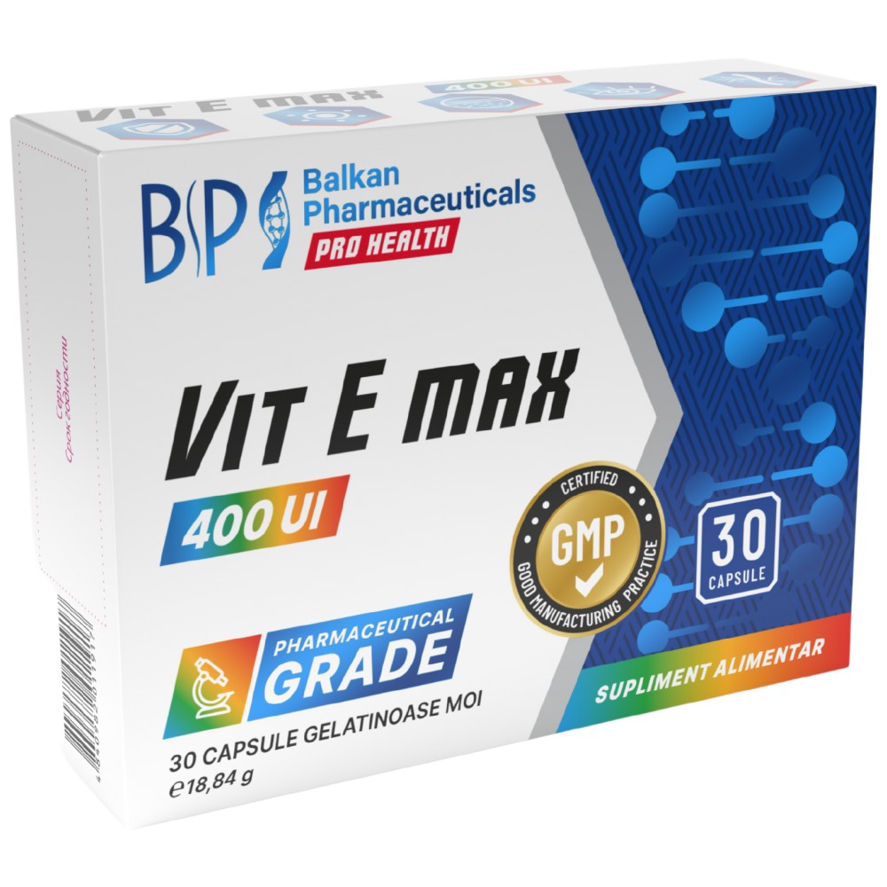 Vit e max 400 iu - 30 kapsul