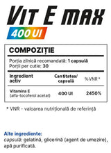 Vit e max 400 iu - 30 kapsul
