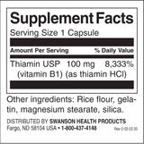 Vitamin B -1 100 mg - 250 kapsul