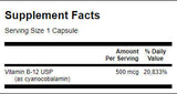 Vitamin B -12 500 mcg - 100 kapsul
