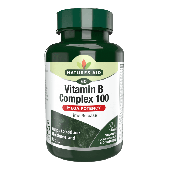 Kompleks vitamina B (kompleks vitamina B 100) 60 tablet s počasnim sproščanjem Natursaid