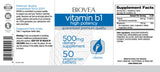 Vitamin B1 (velika potencial) 500 mg / 50 zavihkov