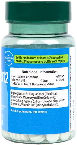 Vitamin B12 100 mcg | Metilkobalamin - 120 tablet