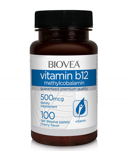 Vitamin B12 500 metilkobalamin hitro raztopljen / 100 jezičkov