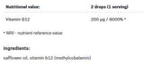 Metilne kapljice vitamina B12 - 30 ml