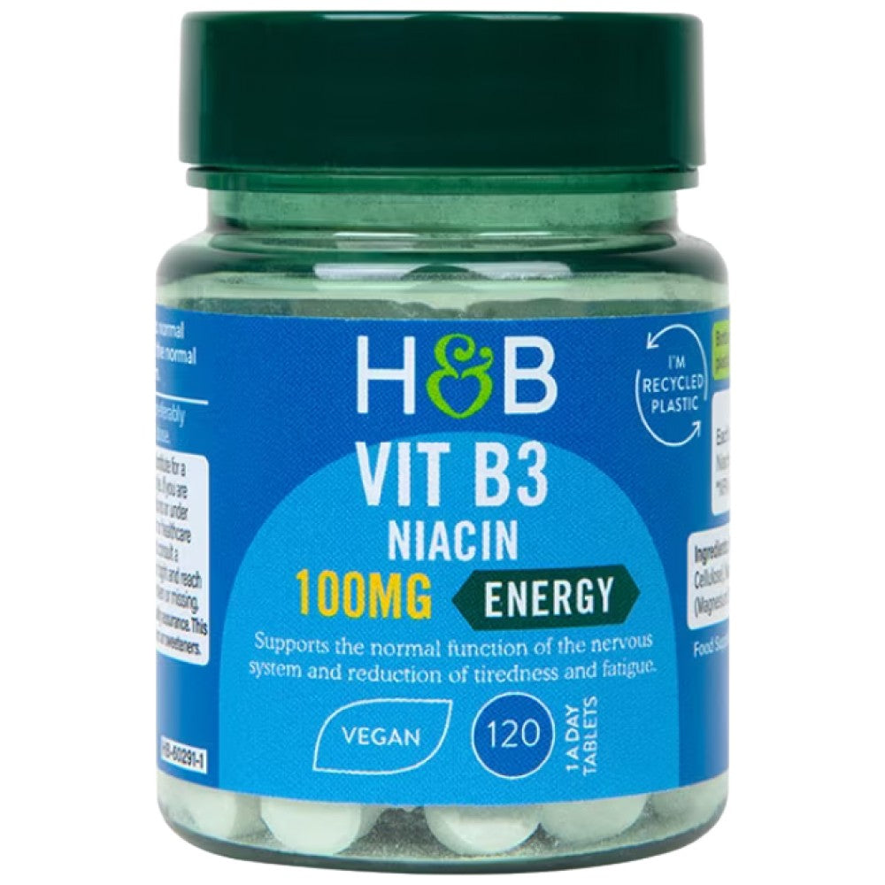 Vitamin B3 | Niacin 100 mg - 120 tablet