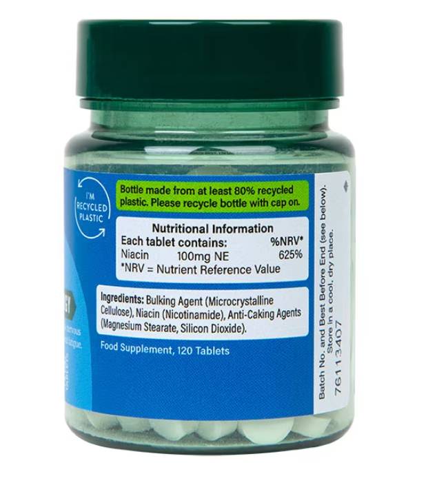 Vitamin B3 | Niacin 100 mg - 120 tablet