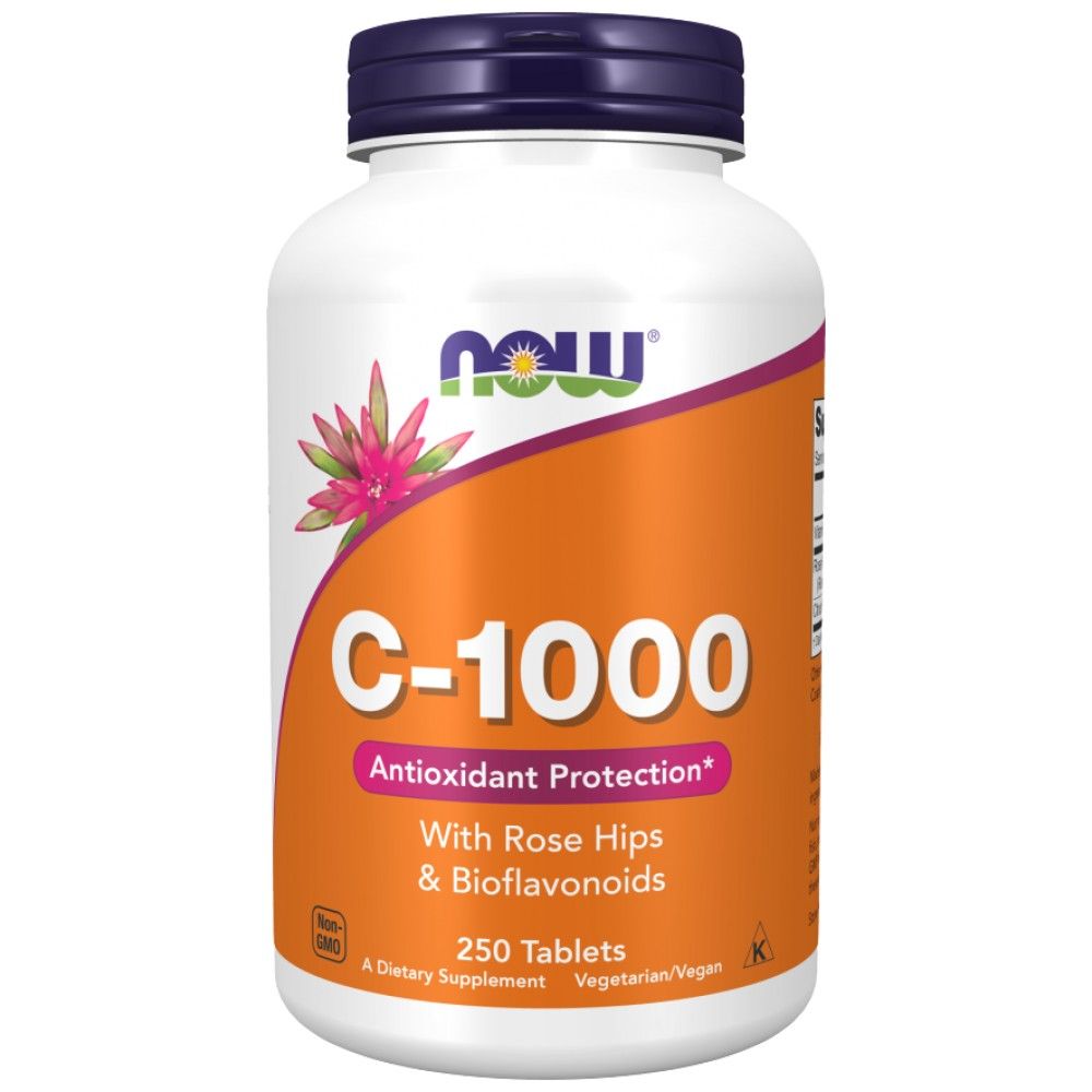 Vitamin C -1000 / z vrtnimi boki + bioflavonoidi - 250 tablet