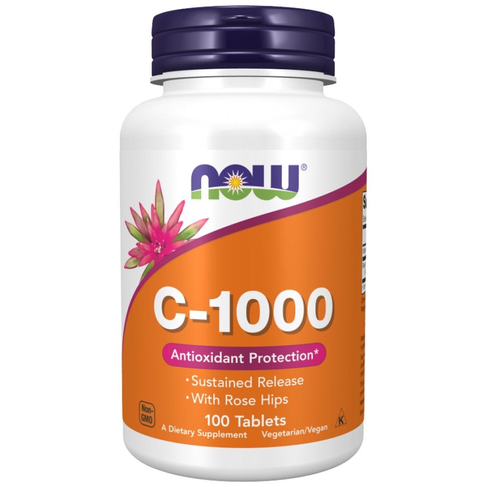 Vitamin C -1000 z vrtnimi boki / trajno sproščanje - 100 tablet