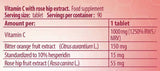Vitamin C 1000 / z boki z vrtnicami in grenko pomarančo - 90 tablet