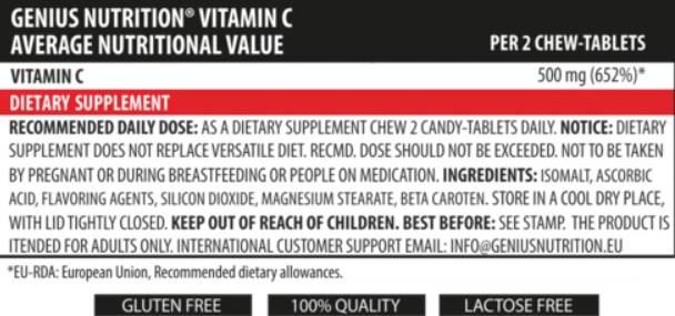 Vitamin C žvepan - 300 tablet