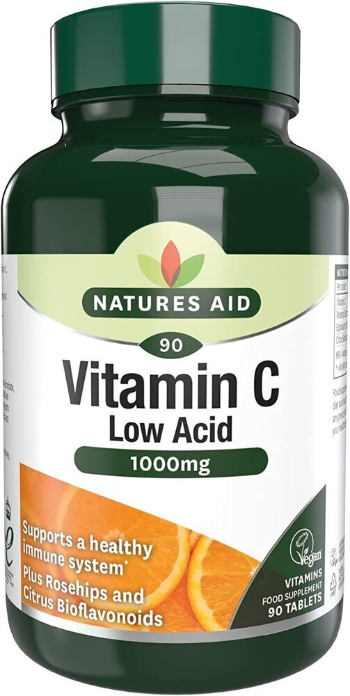 Vitamin C z nizko kislostjo (vitamin C z nizko kislino) 1000mg 90 tablet Naturesaid
