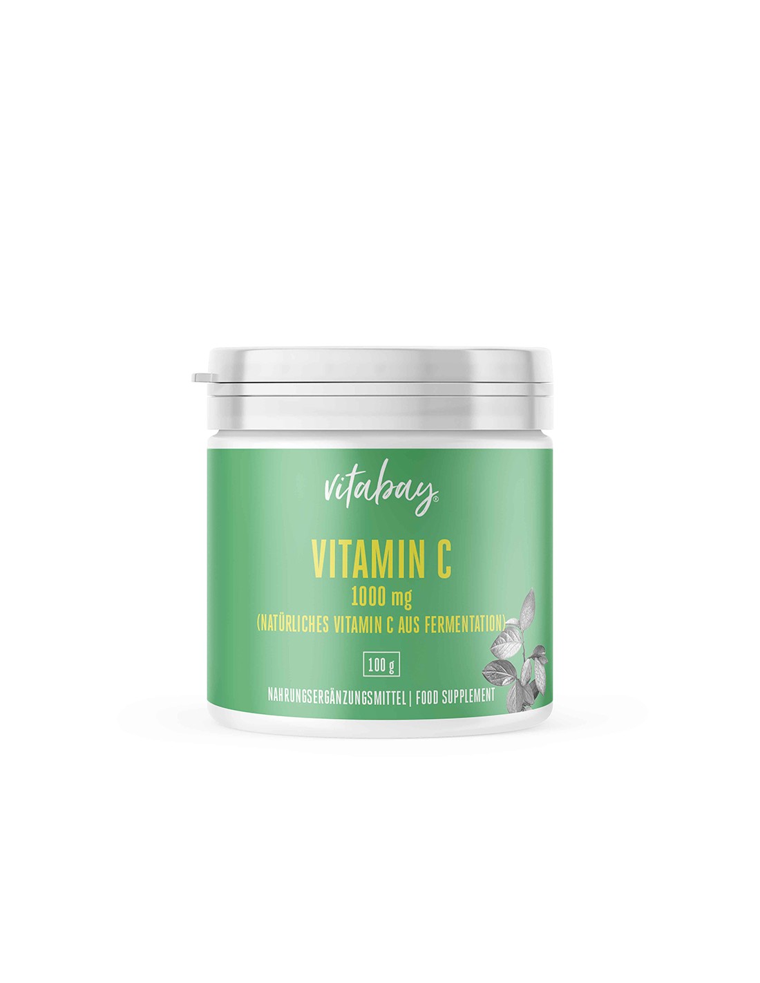 Vitamin C Pulver - Vitamin C 1000 mg (veganski), 100 g v prahu <tc>Vitabay</tc>