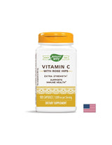 Vitamin C z vrtnimi boki/ vitamin C 1000 mg & Rosehip x 100 kapsule Narava pot