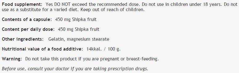 Vitamin C z vrtnimi boki 360 mg - 100 kapsul