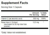 Vitamin C z vrtnimi boki 500 mg - 250 kapsul