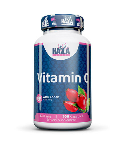 Vitamin C z vrtnimi boki 500 mg / 100 kape.