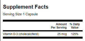 Vitamin D 1000 iu - 30 kapsul