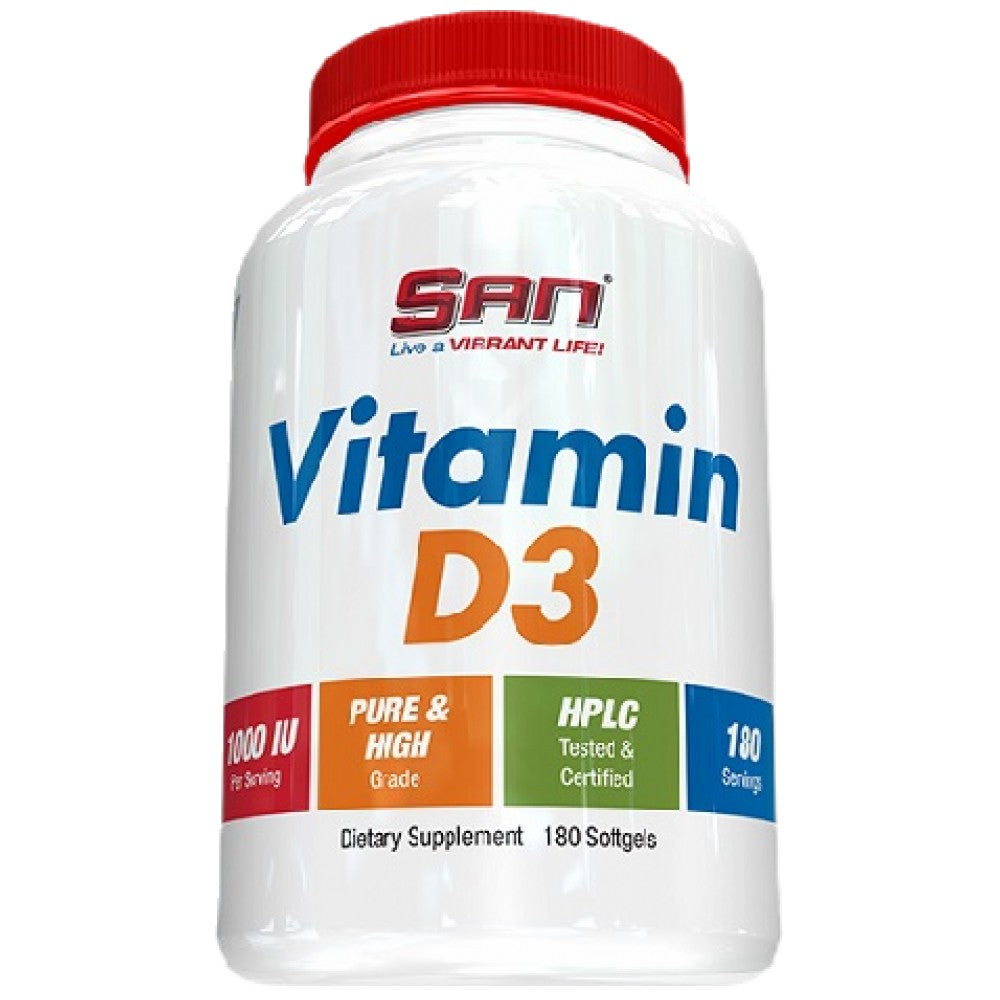 Vitamin D3 1000 iu - 180 gel kapsul