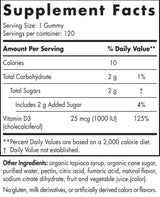 Vitamin D3 Gumies Sport 1000 iu - 120 gumij