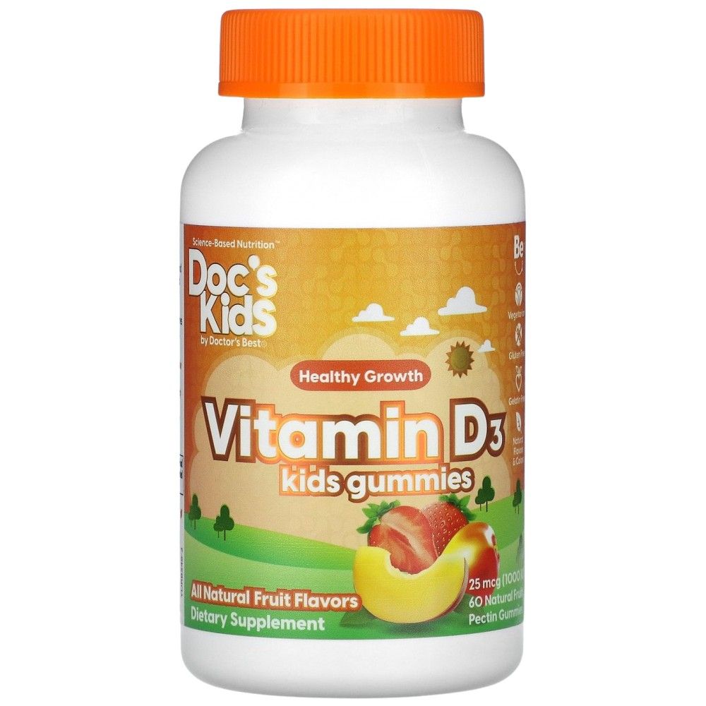 Vitamin D3 otroške gumije - 60 gumij
