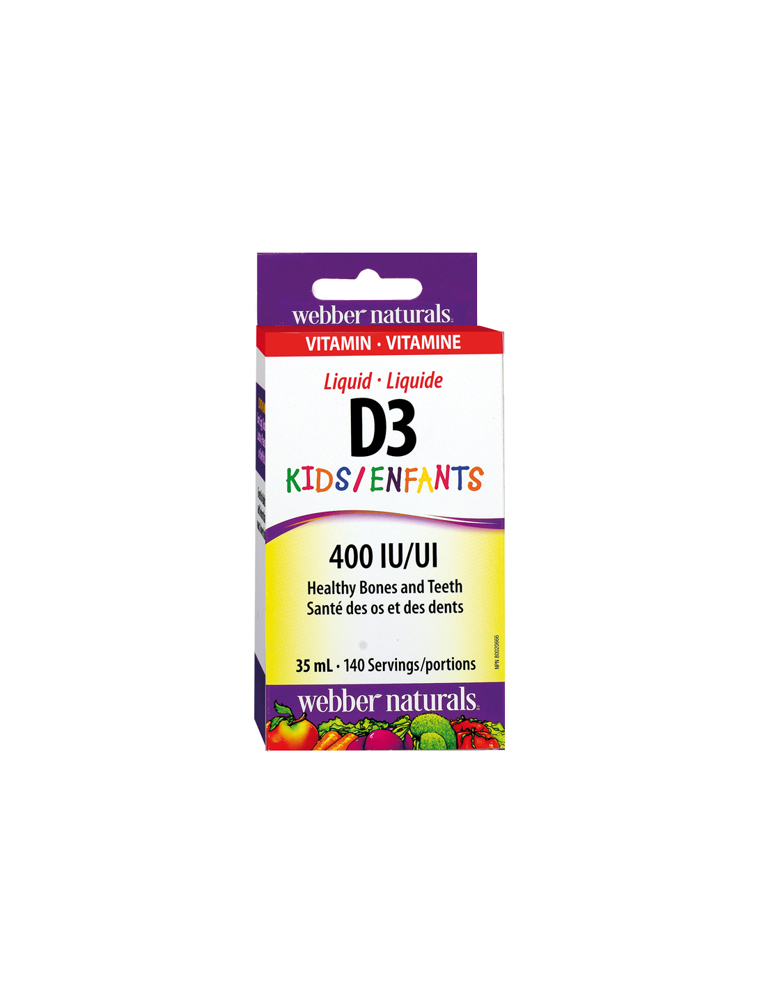 Vitamin D3 otroci/ vitamin D3 za otroke 400 iu x 35 ml/ 140 odmerkov