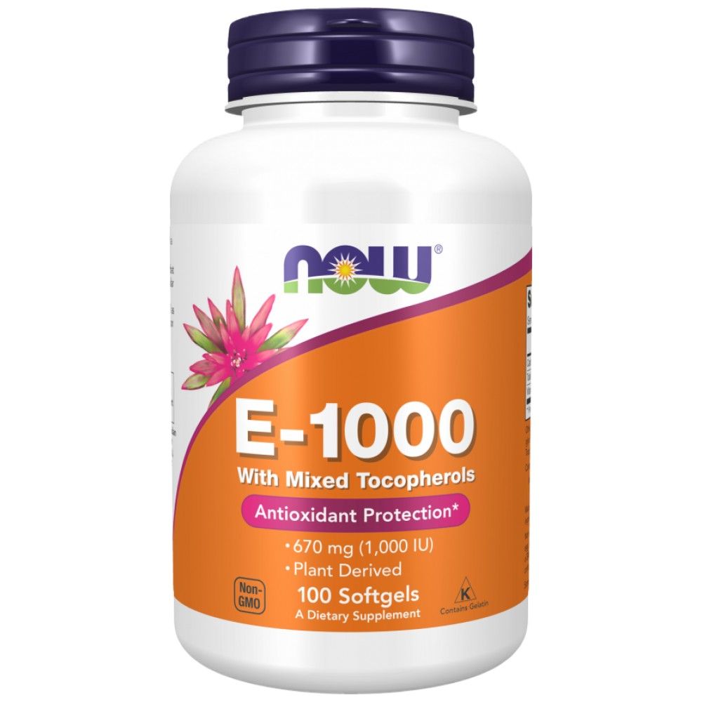 Vitamin E -1000 Natural - 100 gel kapsul