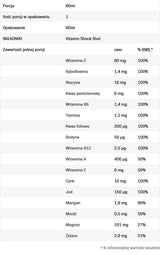 Vitamin šok | Multivitamin strel - 80 ml
