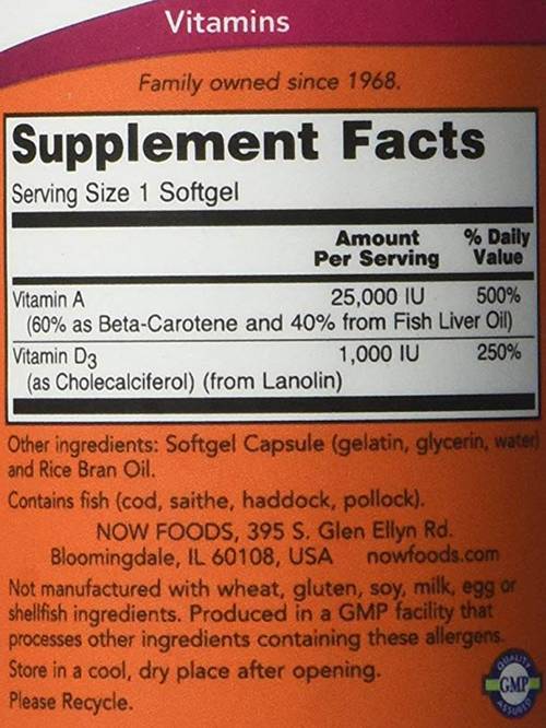 Vitamin A 25000 iu - 100 gel kapsul