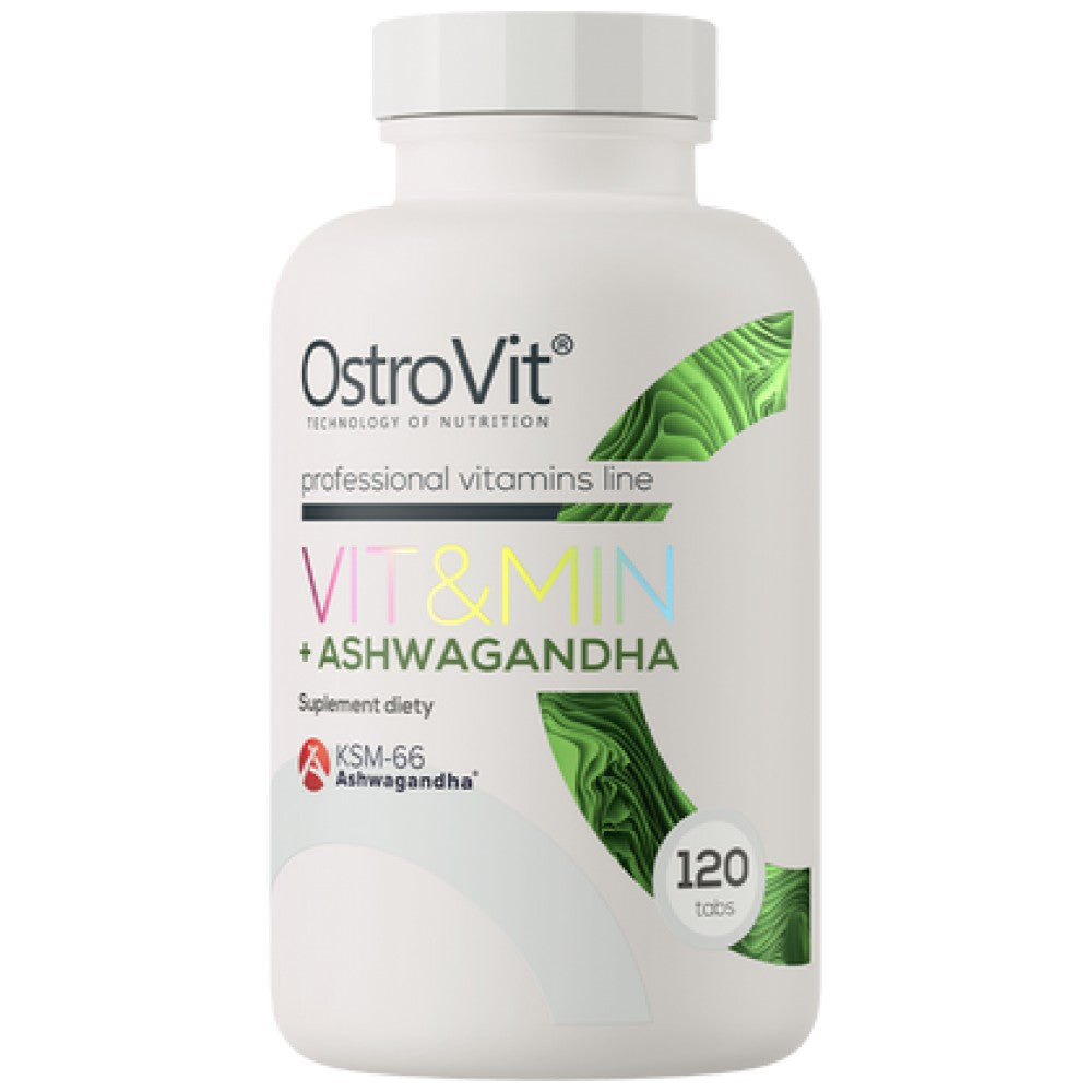 Vitandmin + ashwagandha | Multivitaminska formula + KSM-66® 120 tablet