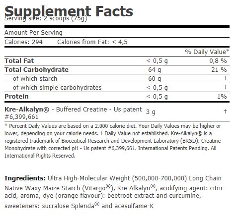 <tc>VITARGO</tc> + Kre-Alkalyn ® 2000g.