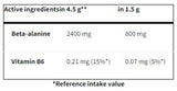 BETA-ALANIN ENDURANCIJSKI SPORT PUPER | z vitaminom B6 - 240 gramov