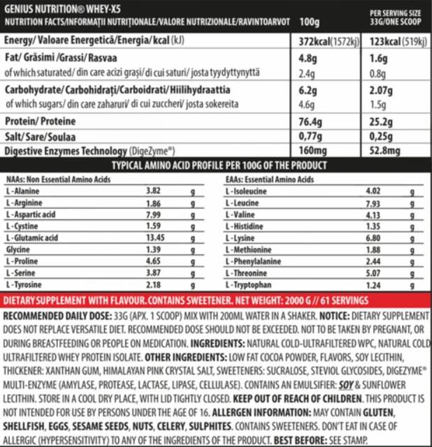 Whey -X5 - 2000 gramov