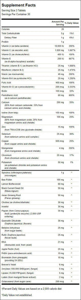 Več formula Whole Food - 90 tablet