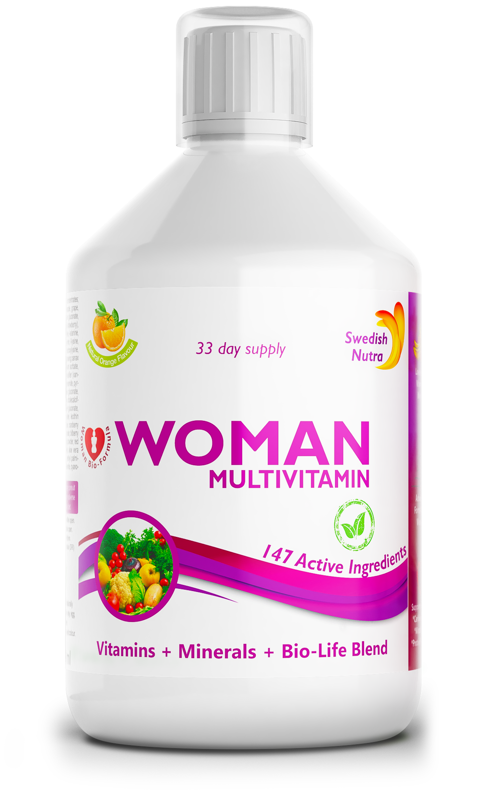 Ženske multivitamine za ženske s kolagenom 1497 mg - 147 aktivnih sestavin /500 ml /