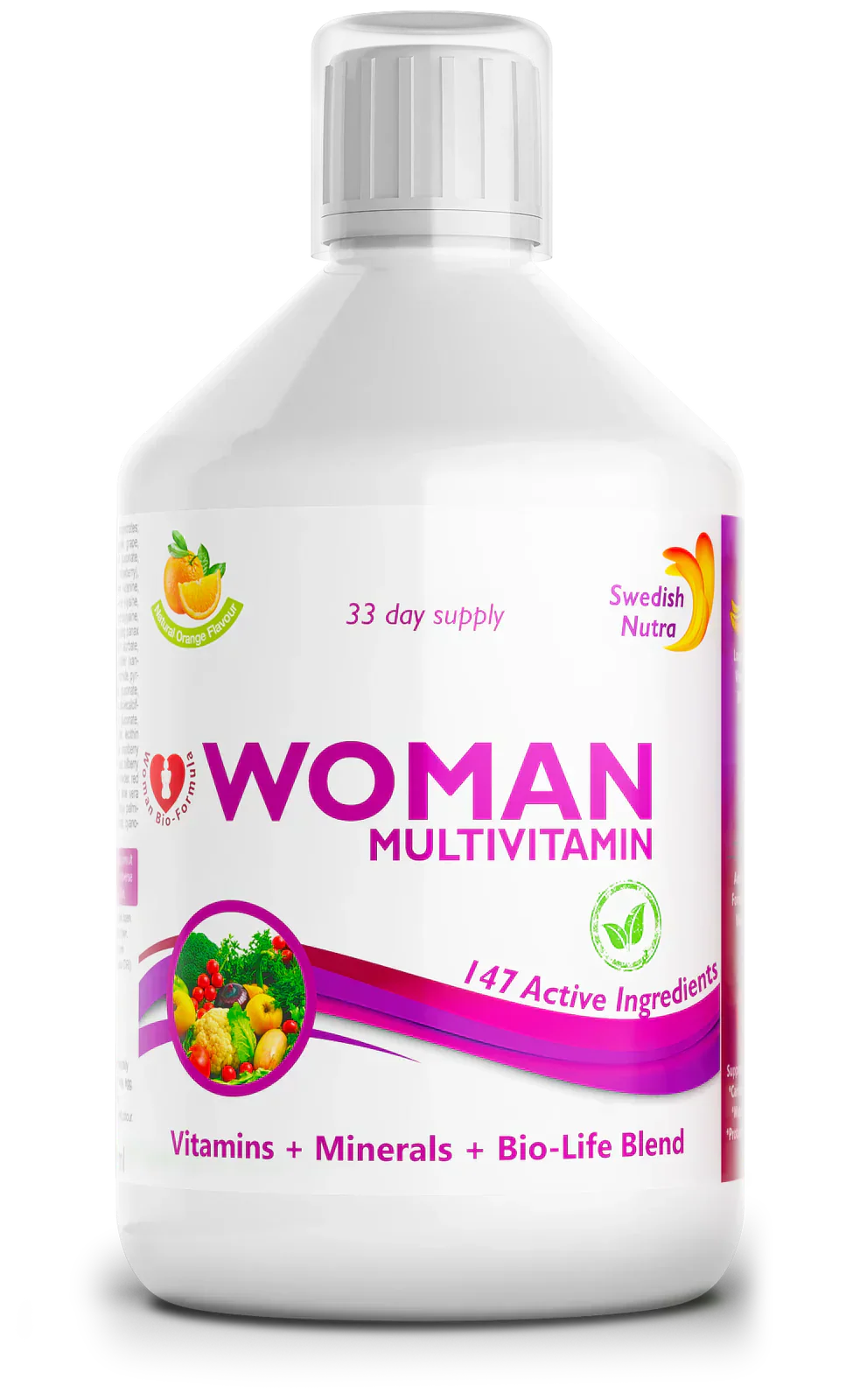 Ženske multivitamine za ženske s kolagenom 1497 mg - 147 aktivnih sestavin /500 ml /