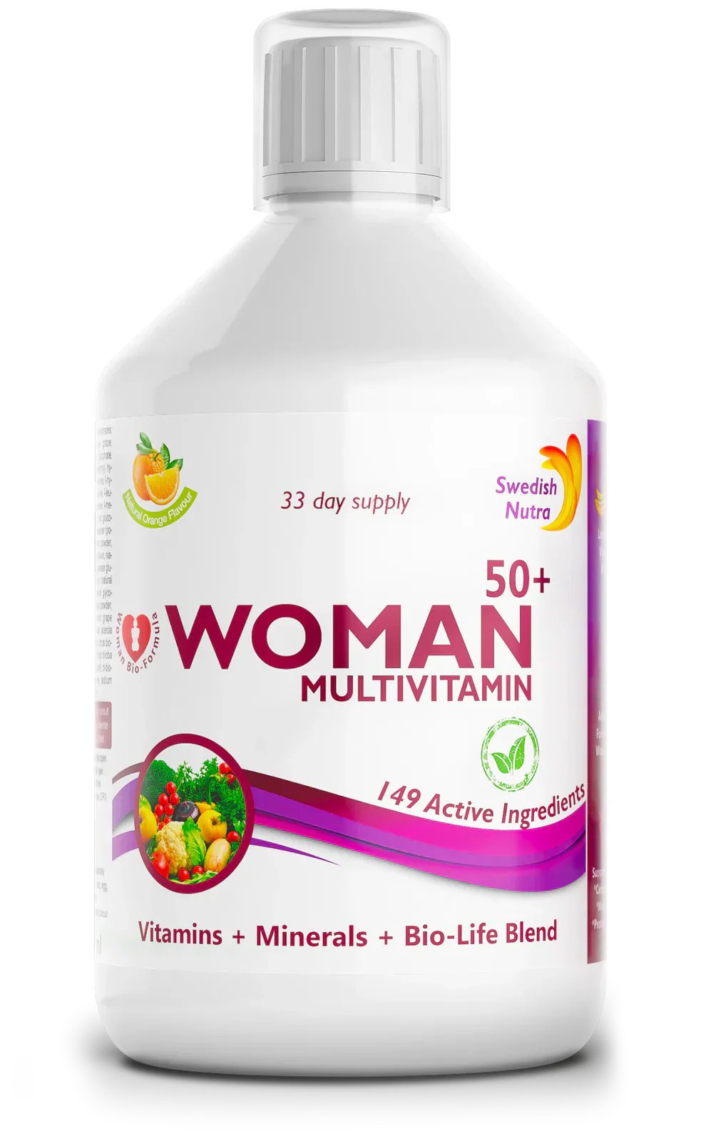Ženske 50+ multivitaminov za ženske s kolagenom 1497 mg - 149 aktivnih sestavin /500 ml /