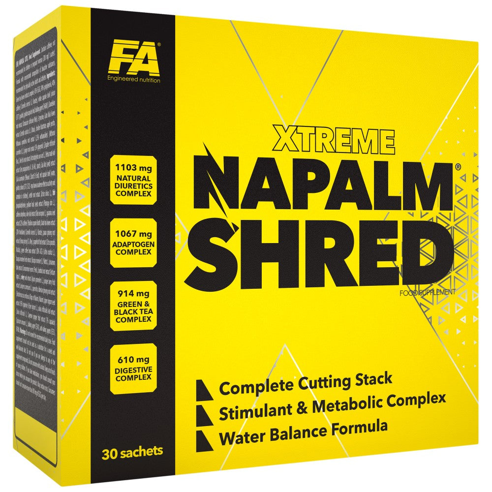 Xtreme Napalm Shred | Celoten rezalni sklad - 30 paketov